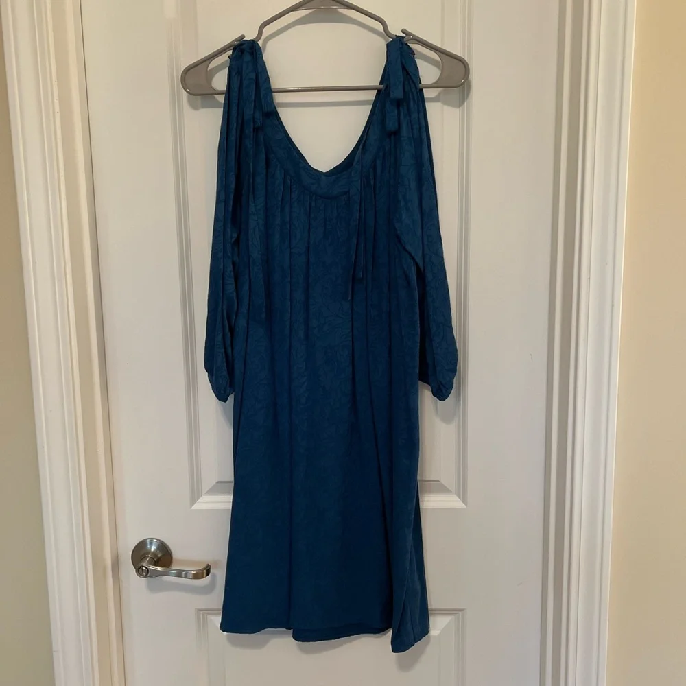 Anthropologie - Holding Horses - Blue Floral Dress - Picture 3 of 8